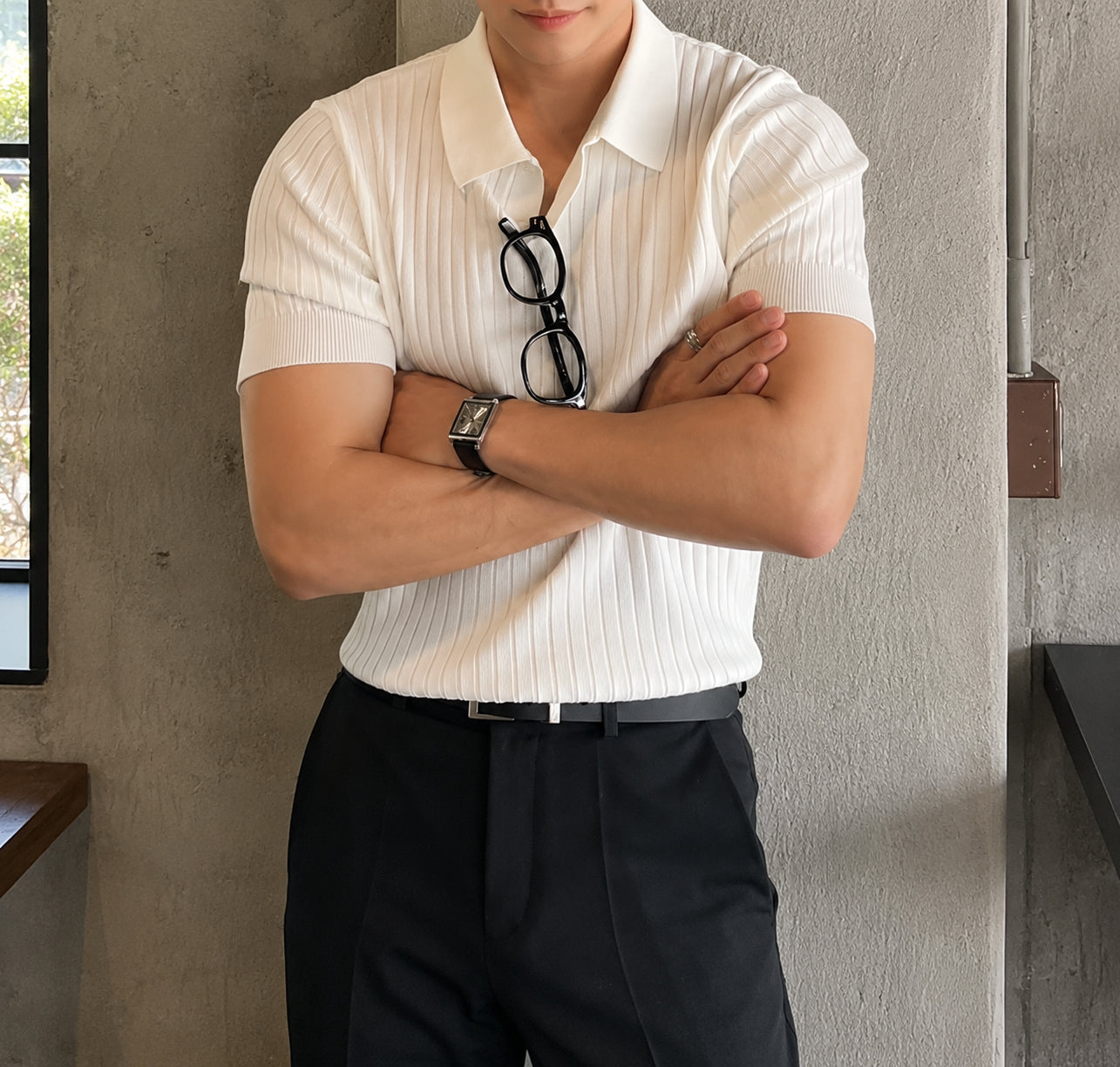 Lorenzo Ribbed Polo