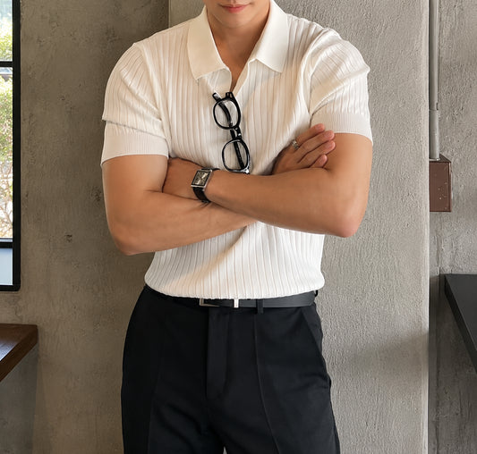 Lorenzo Ribbed Polo